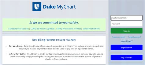 dukechart|mychart login.